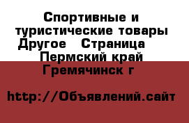 Спортивные и туристические товары Другое - Страница 5 . Пермский край,Гремячинск г.